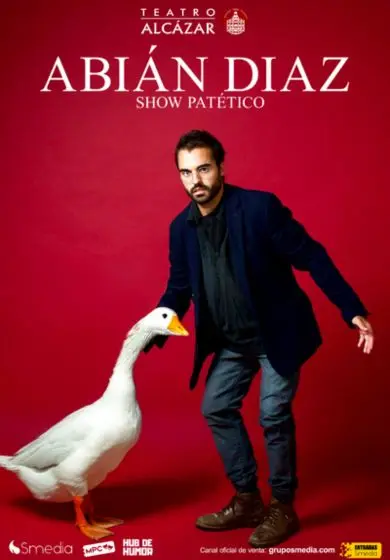 Cartel de Show patético - Abián Díaz