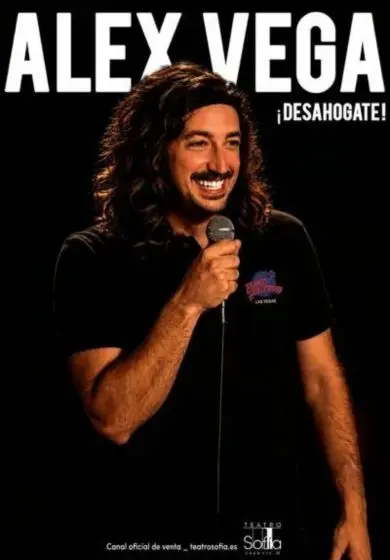 Cartel de ¡Desahógate! - Álex Vega