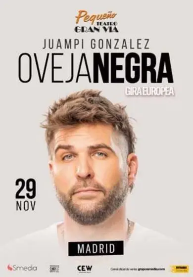 Cartel de Oveja negra - Juampi González