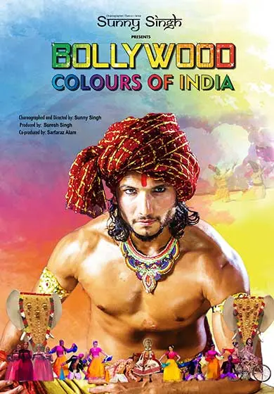Cartel de Bollywood, colours of India