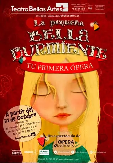 Cartel de La pequeña Bella Durmiente, tu primera ópera