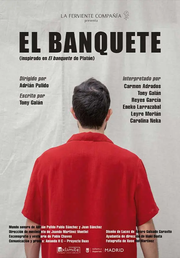 Cartel de La Ferviente Compañía: El banquete