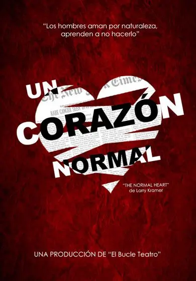 Cartel de Un corazón normal