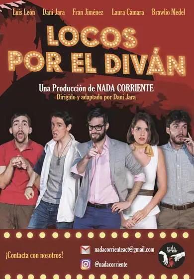 Cartel de Locos por el diván