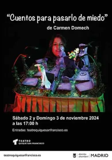 Cartel de Cuentos para pasarlo de miedo