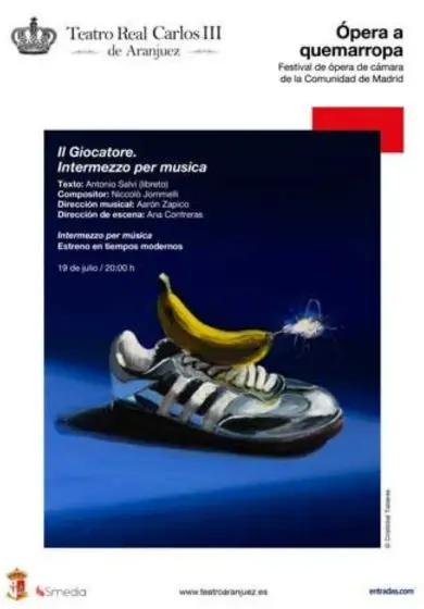 Cartel de Il Giocatore - Ópera a quemarropa