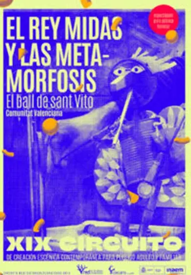 Cartel de El rey Midas y las metamorfosis