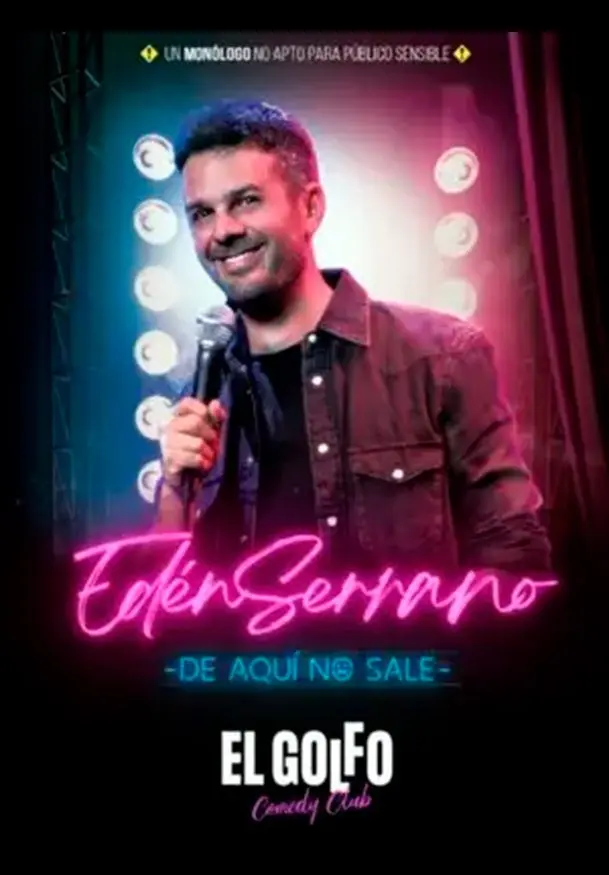 Cartel de Edén Serrano: De aquí no sale