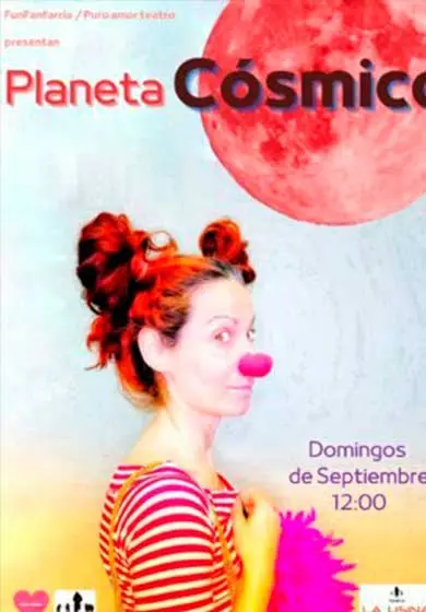 Cartel de Planeta cósmico