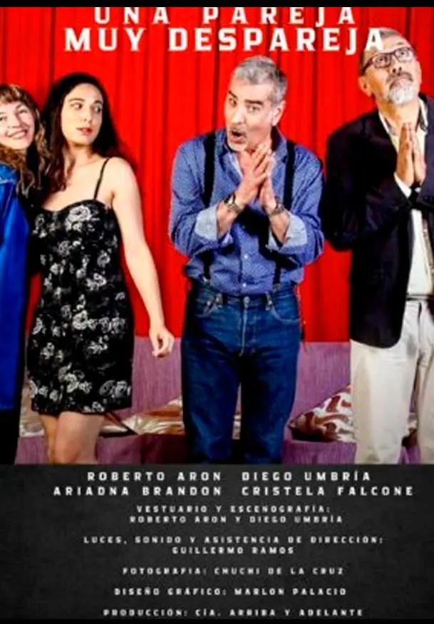 Cartel de Roberto Aron: Una pareja muy despareja