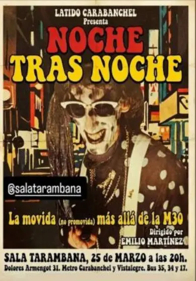 Cartel de Noche tras noche