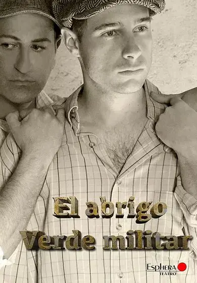 Cartel de El abrigo verde militar