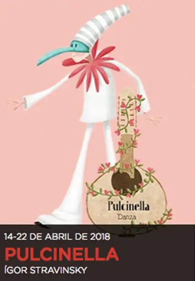 Cartel de Ígor Stravinsky: Pulcinella