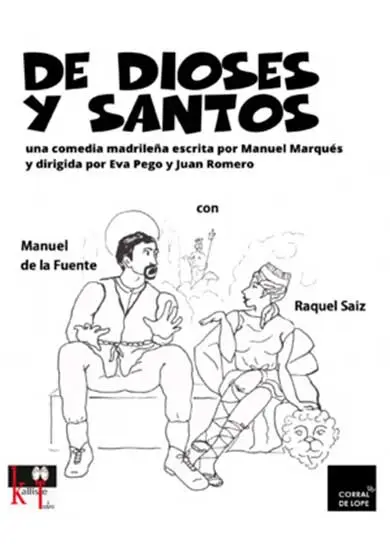 Cartel de De dioses y santos