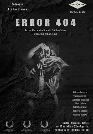 Cartel de Error 404