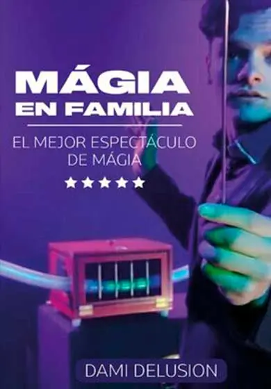 Cartel de Magia en familia