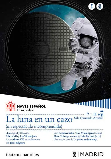 Cartel de La luna en un cazo