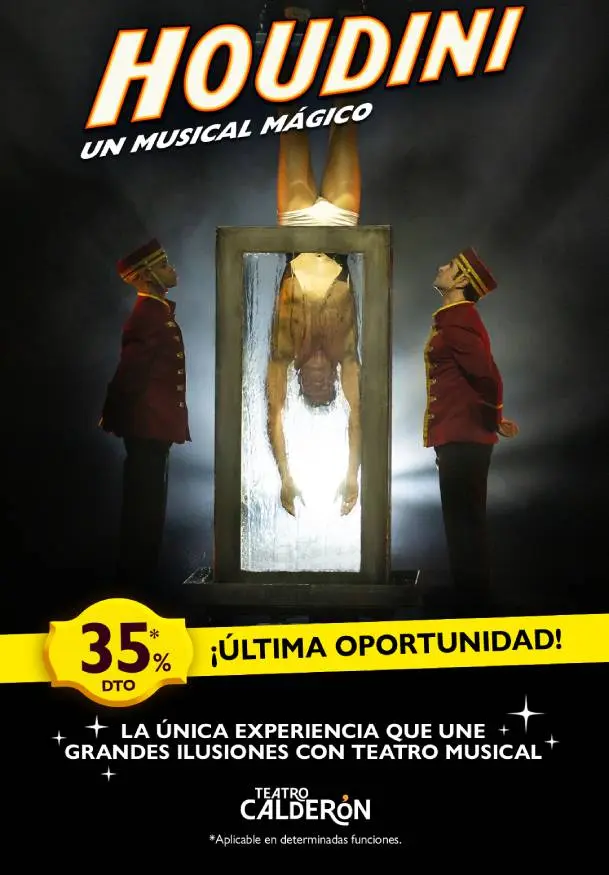 Cartel de HOUDINI, un musical mágico