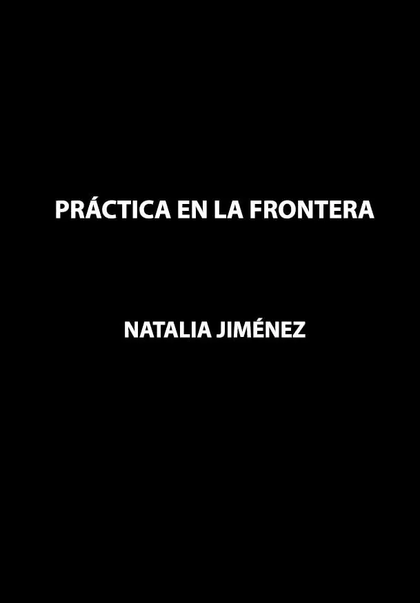 Cartel de Práctica en la frontera