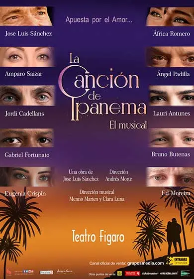 Cartel de La canción de Ipanema, el musical
