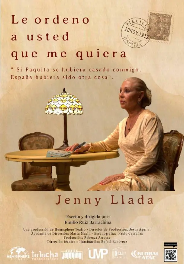 Cartel de Le ordeno a usted que me quiera