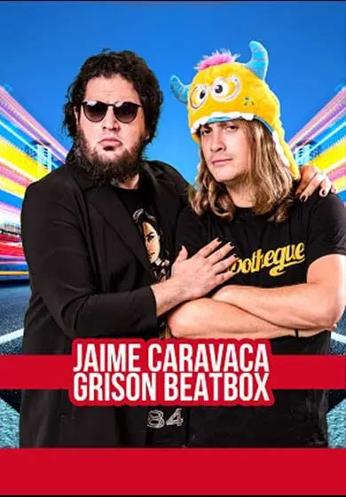 Cartel de Jaime Caravaca & Grison Beatbox desde La Resistencia