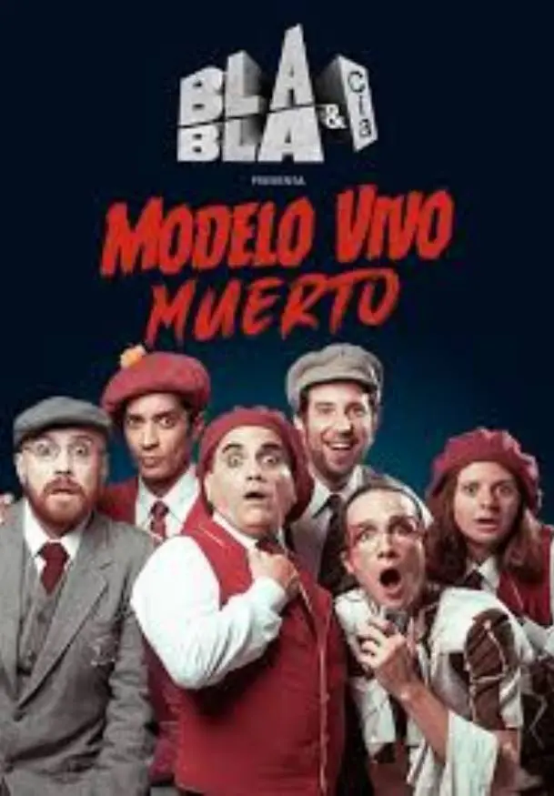 Cartel de Modelo vivo muerto