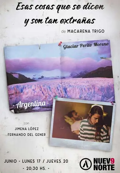 Cartel de Esas cosas que se dicen y son tan extrañas
