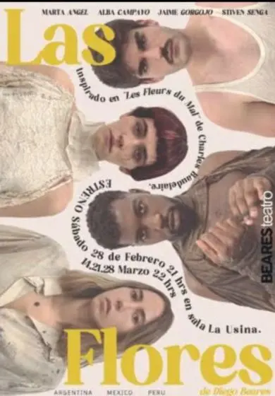 Cartel de Las flores - Diego Beares