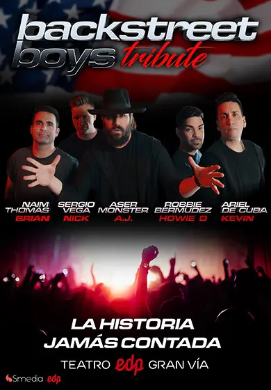 Cartel de Backstreet Boys. Tribute