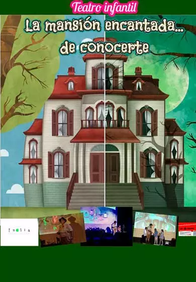 Cartel de La mansión encantada... de conocerte
