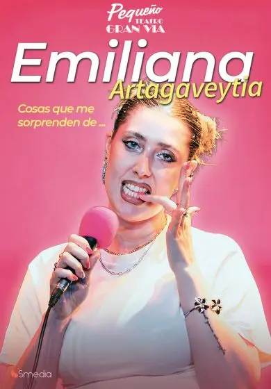 Cartel de Cosas que me sorprenden - Emiliana Artagaveytia
