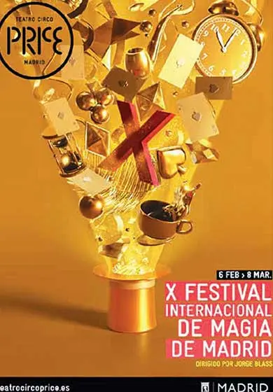 Cartel de X Festival Internacional de Magia: 10 años de magia