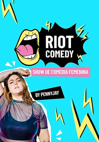 Cartel de Riot Comedy