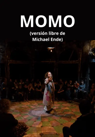 Cartel de Momo (versión libre de Michael Ende)