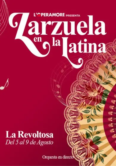 Cartel de La Revoltosa - Zarzuela en la Latina
