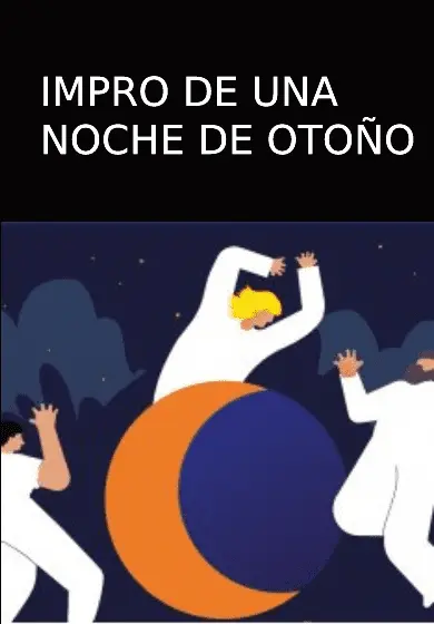 Cartel de Impro de una noche de otoño