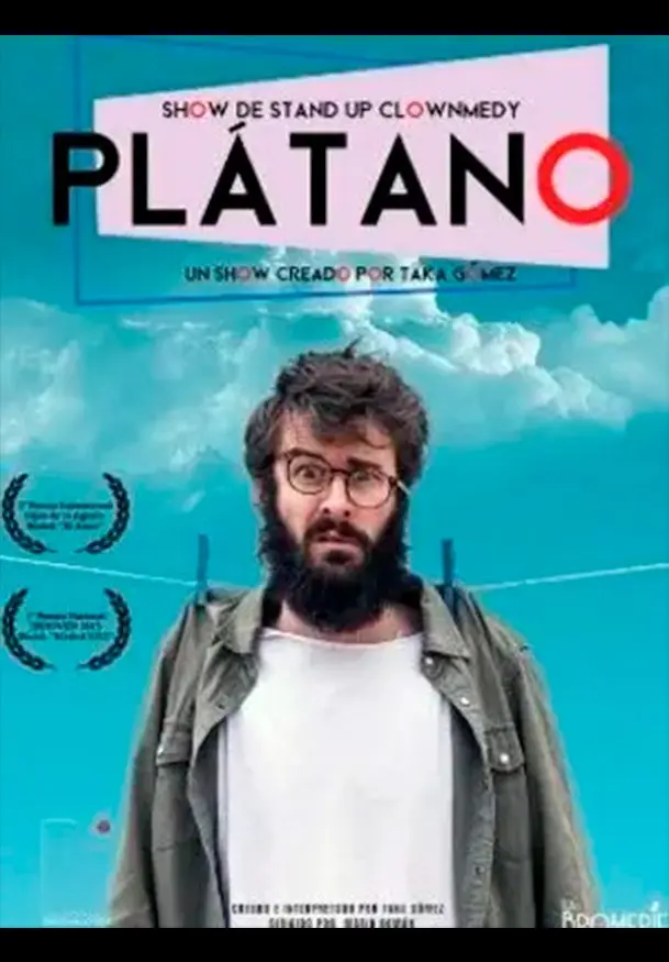 Cartel de Taka Gómez: Plátano