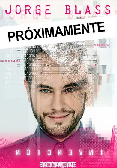 Cartel de Jorge Blass: Invención