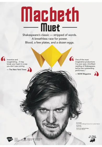 Cartel de Macbeth Muet