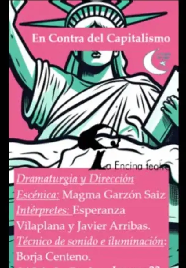Cartel de En contra del capitalismo