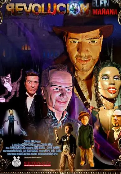 Cartel de Periplo Marionetas: [R]evolución. El fin del mañana
