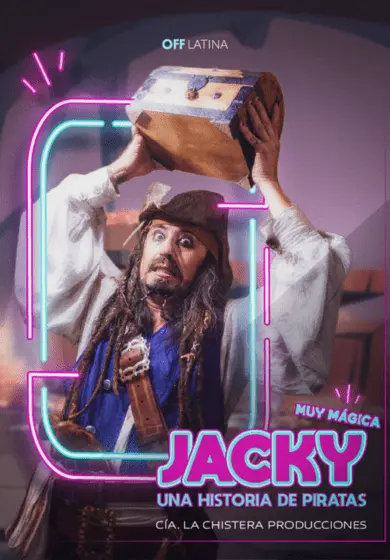 Cartel de Jacky, una historia de piratas