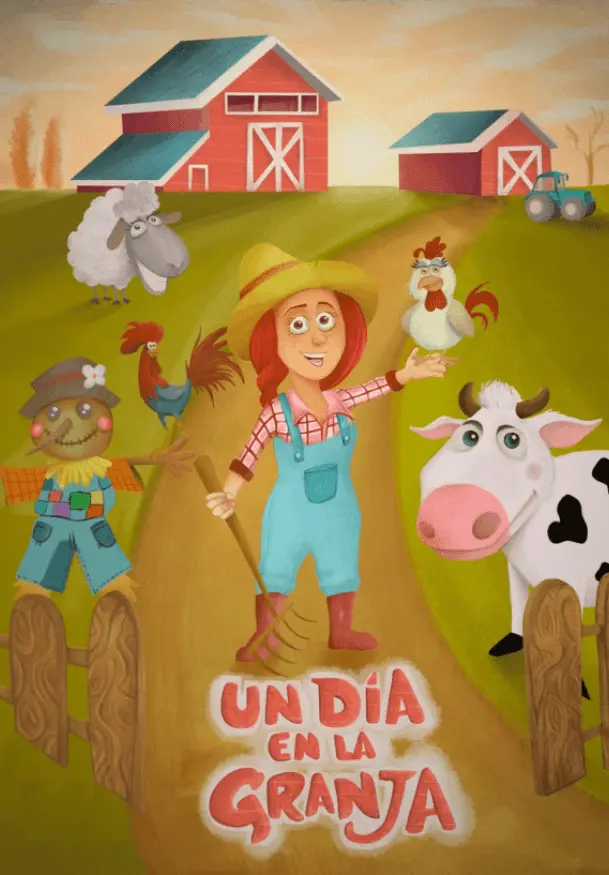 Cartel de Un día en la granja