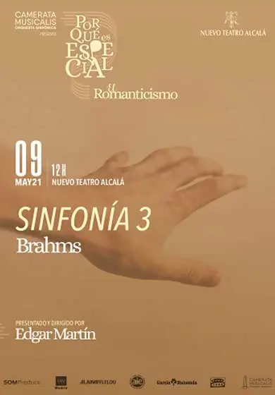 Cartel de Camerata Musicalis: ¿Por qué es especial? Brahms - Sinfonía 3