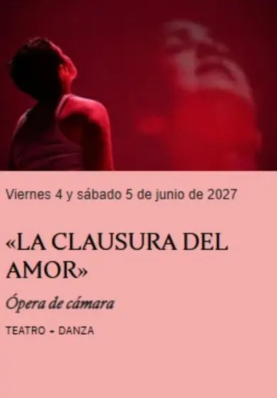 Cartel de Ricardo Campelo Parabavides: La clausura del amor