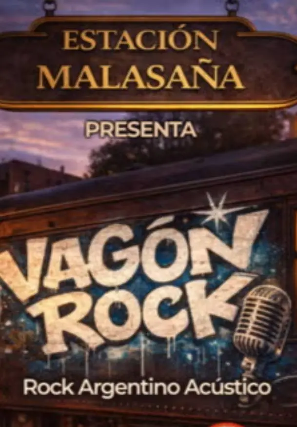Cartel de Vagón Rock