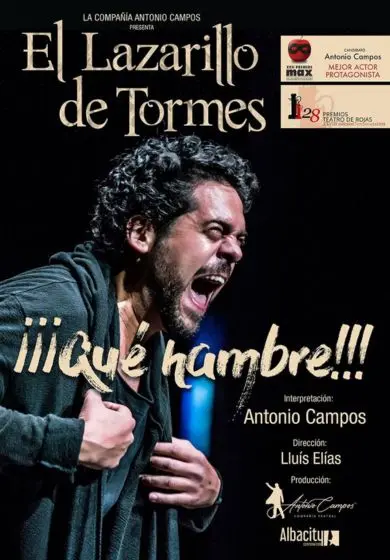 Cartel de Antonio Campos: El Lazarillo de Tormes