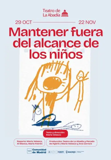 Cartel de Mantener fuera del alcance de los niños