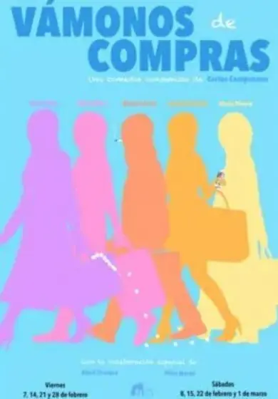 Cartel de Vámonos de compras